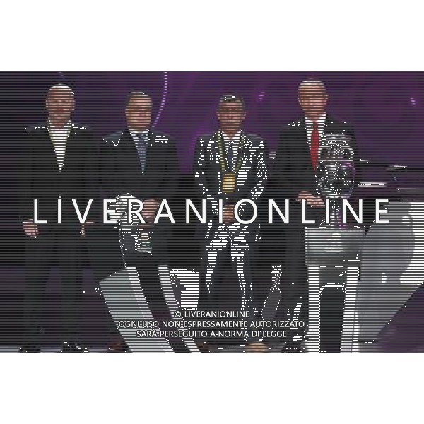02.12.2011 KIJOW, UKRAINA, (KYIEV), PALAC UKRAINA (UKRAINA PALACE) UEFA EURO 2012 LOSOWANIE GRUP MISTRZOSTW EUROPY EURO 2012 (UKRAINA PALACE FINAL GROUP DRAW EURO 2012) NZ TRENERZY GRUPY A EURO 2012; MICHAL BILEK (L), DICK ADVOCAAT, FERNANDO SANTOS, FRANCISZEK SMUDA FOTO LUKASZ GROCHALA/CYFRASPORT/NEWSPIX.PL --- Newspix.pl AG ALDO LIVERANI S A S ONLY ITALY *** Local Caption *** www.newspix.pl mail us: info@newspix.pl call us: 0048 022 23 22 222 --- Polish Picture Agency by Ringier Axel Springer Poland
