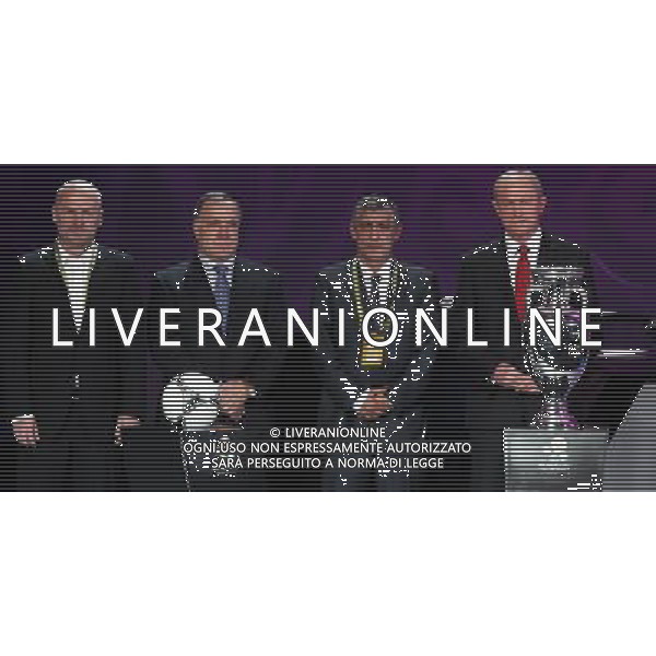 02.12.2011 KIJOW, UKRAINA, (KYIEV), PALAC UKRAINA (UKRAINA PALACE) UEFA EURO 2012 LOSOWANIE GRUP MISTRZOSTW EUROPY EURO 2012 (UKRAINA PALACE FINAL GROUP DRAW EURO 2012) NZ TRENERZY GRUPY A EURO 2012; MICHAL BILEK (L), DICK ADVOCAAT, FERNANDO SANTOS, FRANCISZEK SMUDA FOTO LUKASZ GROCHALA/CYFRASPORT/NEWSPIX.PL --- Newspix.pl AG ALDO LIVERANI S A S ONLY ITALY *** Local Caption *** www.newspix.pl mail us: info@newspix.pl call us: 0048 022 23 22 222 --- Polish Picture Agency by Ringier Axel Springer Poland