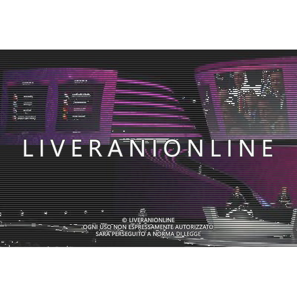 02.12.2011 KIJOW, UKRAINA, (KYIEV), PALAC UKRAINA (UKRAINA PALACE) UEFA EURO 2012 LOSOWANIE GRUP MISTRZOSTW EUROPY EURO 2012 (UKRAINA PALACE FINAL GROUP DRAW EURO 2012) NZ WYNIKI LOSOWANIA GRUP EURO 2012; GRUPA A, GRUPA B (EURO 2012 DRAWS GROUP A, GROUP B) W PRAWYM ROGU FRANCISZEK SMUDA, TOMASZ RZASA JOACHIM LOEW FOTO LUKASZ GROCHALA/CYFRASPORT/NEWSPIX.PL --- Newspix.pl AG ALDO LIVERANI S A S ONLY ITALY *** Local Caption *** www.newspix.pl mail us: info@newspix.pl call us: 0048 022 23 22 222 --- Polish Picture Agency by Ringier Axel Springer Poland