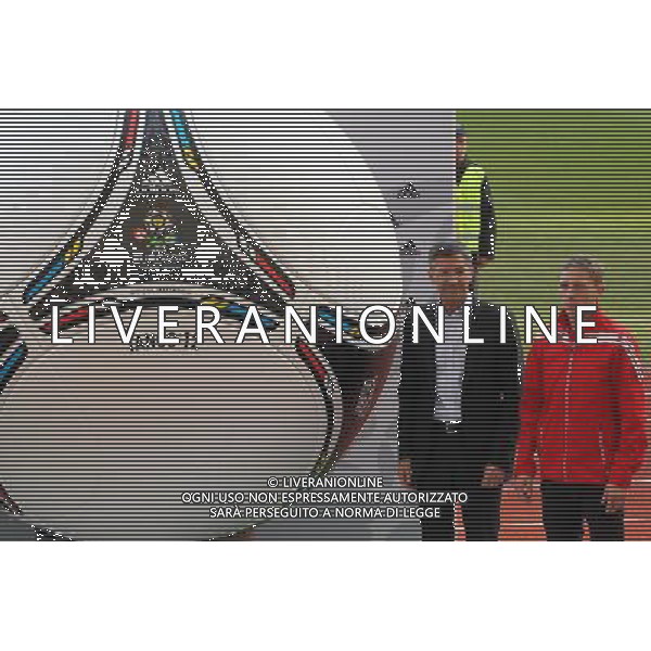 02.12.2011 KIJOW, UKRAINA, (KYIEV), STASION OLIMPISKI (OLYMPIC TADIUM KYIEV) UEFA EURO 2012 PREZENTACJA NOWEJ PILKI ADIDASA. OFICJALNEJ PILKIE EURO 2012 (UEFA EURO 2012 OFICAL BALL PRESENTATION) NZ RAFAL MURAWSKI (P) FOTO LUKASZ GROCHALA/CYFRASPORT/NEWSPIX.PL --- Newspix.pl AG ALDO LIVERANI S A S ONLY ITALY *** Local Caption *** www.newspix.pl mail us: info@newspix.pl call us: 0048 022 23 22 222 --- Polish Picture Agency by Ringier Axel Springer Poland