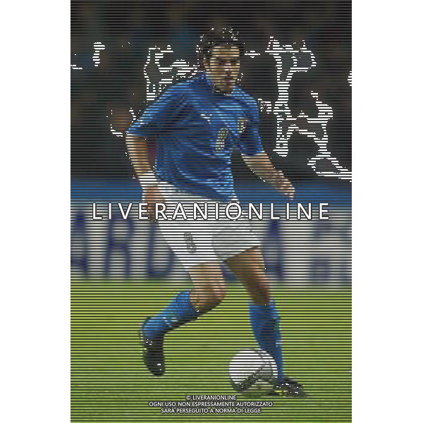 Neuchatel (Svizzera) 30/04/2003 Svizzera - Italia Amichevole nella foto Simone Perrotta Agenzia Aldo Liverani