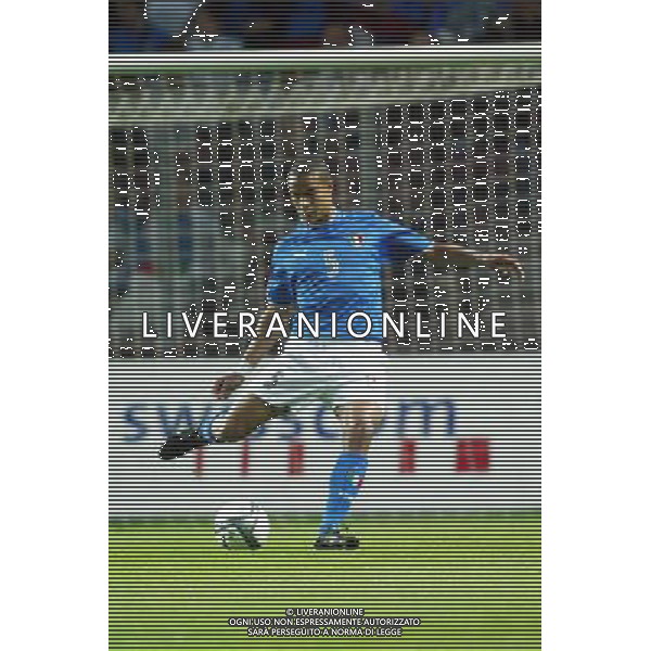 Neuchatel (Svizzera) 30/04/2003 Svizzera - Italia Amichevole nella foto Matteo Ferrari Agenzia Aldo Liverani