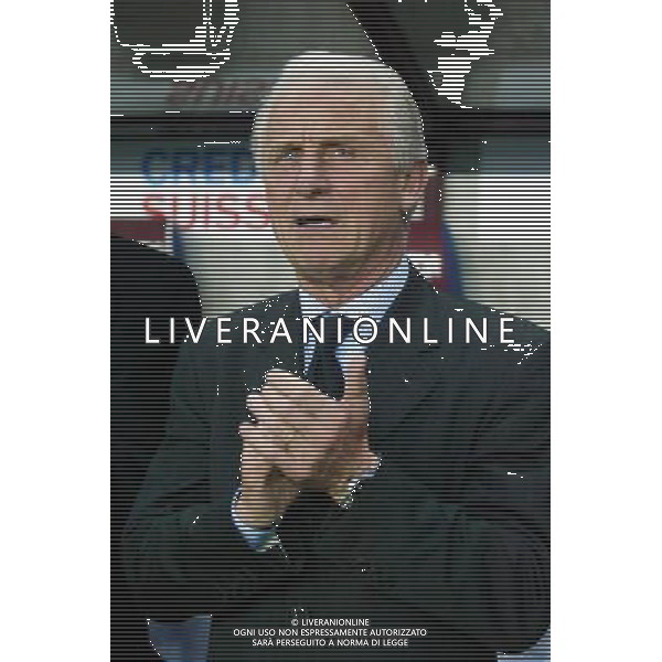 Neuchatel (Svizzera) 30/04/2003 Svizzera - Italia Amichevole nella foto Giovanni Trapattoni Agenzia Aldo Liverani