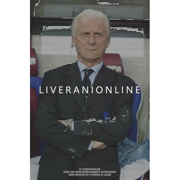 Neuchatel (Svizzera) 30/04/2003 Svizzera - Italia Amichevole nella foto Giovanni Trapattoni Agenzia Aldo Liverani