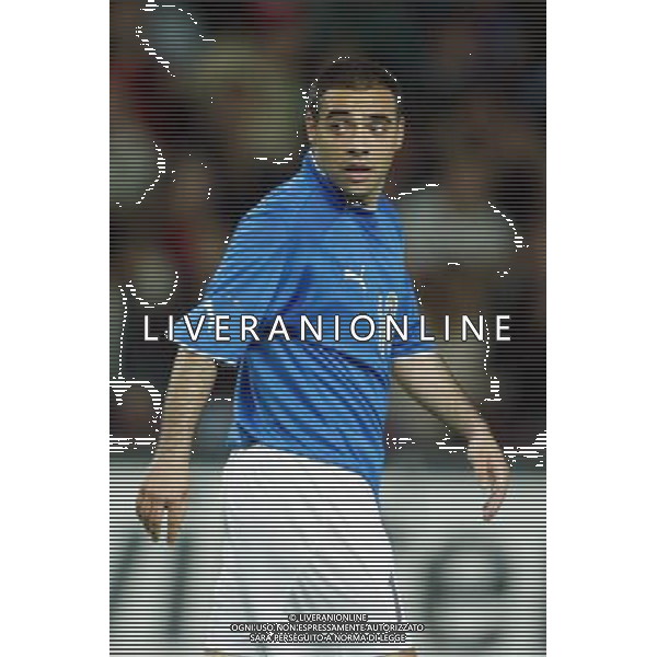 Neuchatel (Svizzera) 30/04/2003 Svizzera - Italia Amichevole nella foto Fabrizio Miccoli Agenzia Aldo Liverani