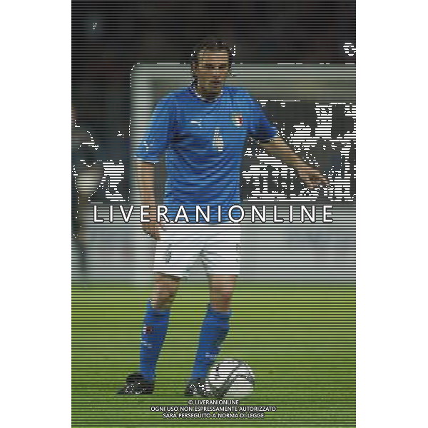 Neuchatel (Svizzera) 30/04/2003 Svizzera - Italia Amichevole nella foto Cristiano Zanetti Agenzia Aldo Liverani