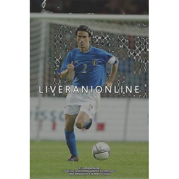 Neuchatel (Svizzera) 30/04/2003 Svizzera - Italia Amichevole nella foto Christian Panucci Agenzia Aldo Liverani