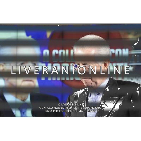 IL PRESIDENTE DEL CONSIGLIO MARIO MONTI OSPITE DELLA TRASMISSIONE TELEVISIVA \'PORTA A PORTA\' CONDOTTA DA BRUNO VESPA - ROMA 06/12/2011 ©CORRADETTI/AGENZIA ALDO LIVERANI SAS