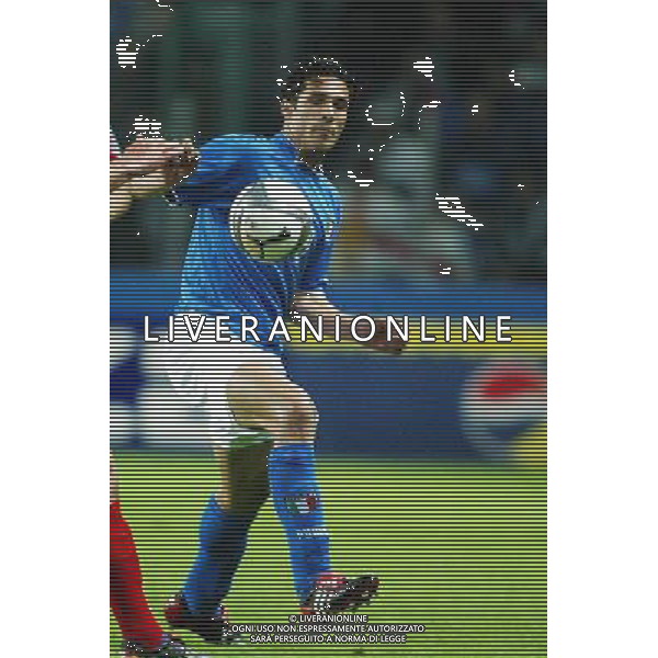 Neuchatel (Svizzera) 30/04/2003 Svizzera - Italia Amichevole nella foto Bernardo Corradi Agenzia Aldo Liverani