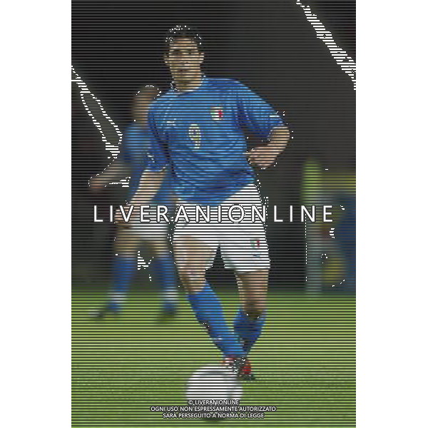 Neuchatel (Svizzera) 30/04/2003 Svizzera - Italia Amichevole nella foto Bernardo Corradi Agenzia Aldo Liverani