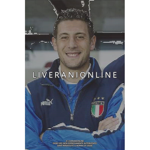 NAZIONALE ITALIANA CALCIO 2003 NELLA FOTO BONERA DANIELE FOTO ALDO LIVERANI