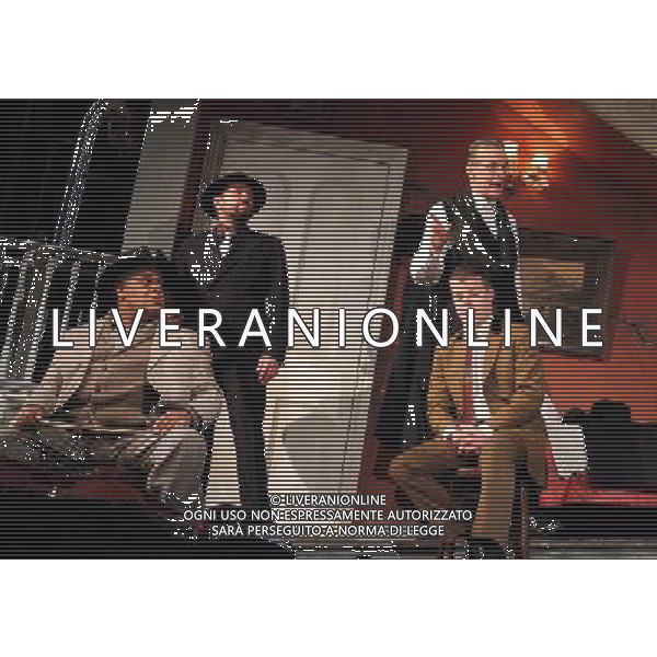 \'The Ladykillers\' cast photocall for new production at the Gielgud Theatre, Shaftesbury Avenue, London - December 5th 2011 This new stage adaptation by Graham Linehan stars - PETER CAPALDI as Professor Marcus, MARCIA WARREN as Mrs Wilberforce, BEN MILLER as Louis, JAMES FLEET as Major Courtney, CLIVE ROWE as One Round and STEPHEN WIGHT as Harry - ©photoshot/Agenzia Aldo Liverani Sas - ITALY ONLY - Photocall di presentazione dello spettacolo teatrale \'The Ladykillers\' per la nuova produzione al Teatro Gielgud, Shaftesbury Avenue, Londra - 5 DICEMBRE 2011