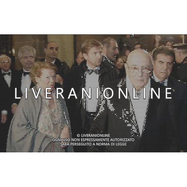 MILANO 7/12/2011 PRIMA DELLA SCALA NELLA FOTO GIORGIO NAPOLITANO CON LA MOGLIE CLIO FOTO ROMANO/AG ALDO LIVERANI