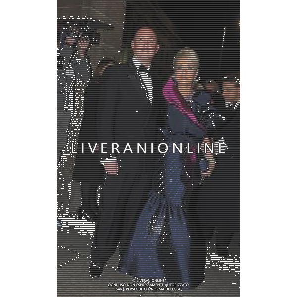 MILANO 7/12/2011 PRIMA DELLA SCALA NELLA FOTO DANIELA JAVARONE FOTO ROMANO/AG ALDO LIVERANI