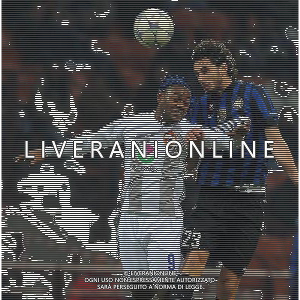 UEFA Champions League 2011/2012 Gruppo B Milano - 07.12.2011 Inter-CSKA Mosca Nella Foto:vagner love ranocchia /Ph.Vitez-Ag. Aldo Liverani