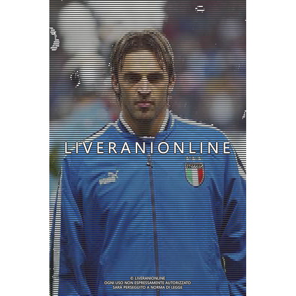 NAZIONALE ITALIANA CALCIO 2003 NELLA FOTO LEGROTTAGLIE NICOLA FOTO ALDO LIVERANI