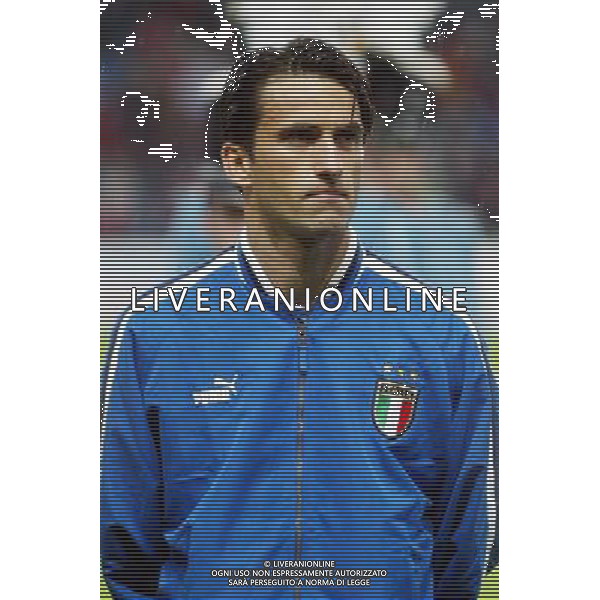 NAZIONALE ITALIANA CALCIO 2003 NELLA FOTO PANUCCI CRISTIAN FOTO ALDO LIVERANI