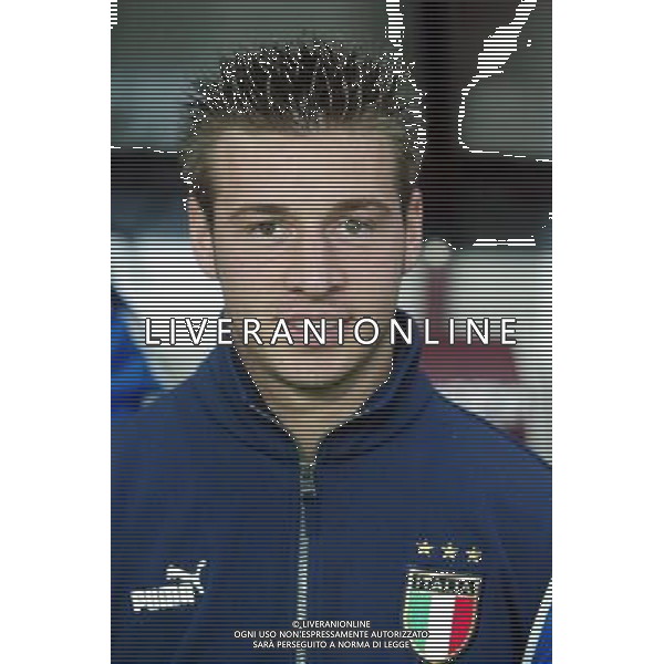 NAZIONALE ITALIANA CALCIO 2003 NELLA FOTO PASQUALE GIOVANNI FOTO ALDO LIVERANI