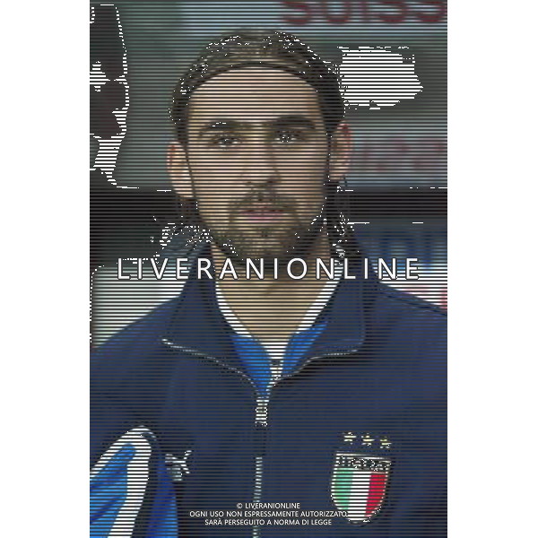 NAZIONALE ITALIANA CALCIO 2003 NELLA FOTO PELLIZZOLI IVAN FOTO ALDO LIVERANI