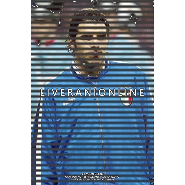 NAZIONALE ITALIANA CALCIO 2003 NELLA FOTO PERROTTA SIMONE FOTO ALDO LIVERANI
