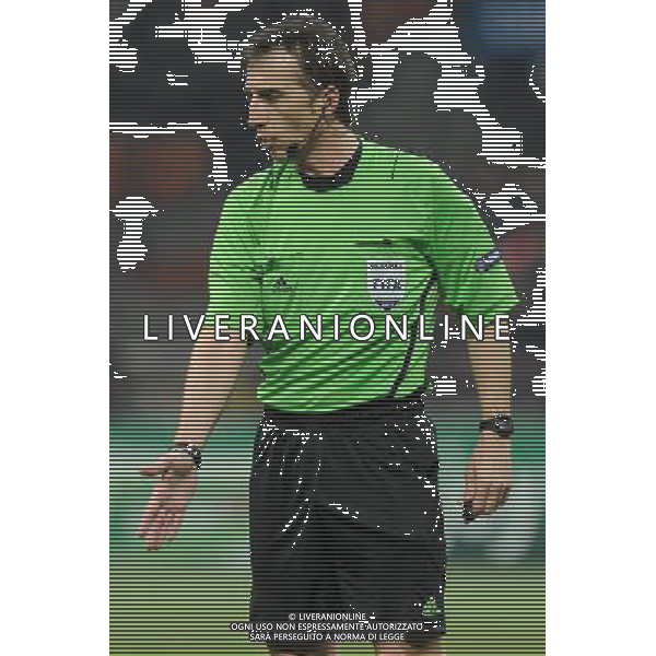 UEFA Champions League - Fase a Gironi 6Á giornata Gruppo B Milano 7-12-2011 Inter - CSKA Mosca nella foto: l\'arbitro David Fernandez Borbalan (SPA) foto Roberto Garavaglia - ag. Aldo Liverani sas