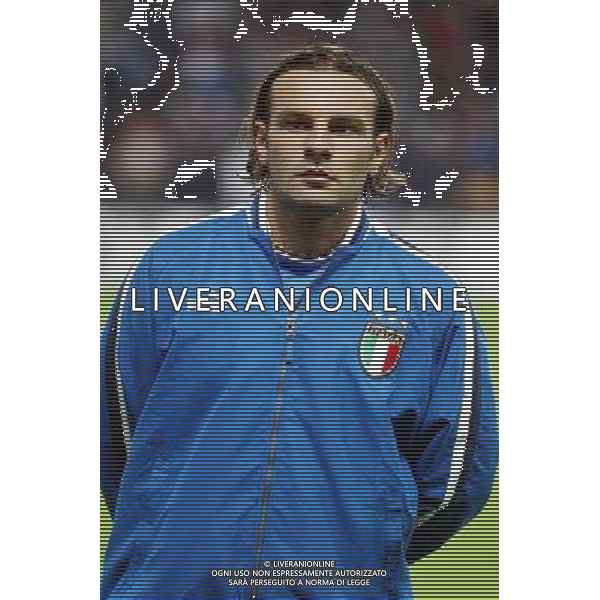 NAZIONALE ITALIANA CALCIO 2003 NELLA FOTO ZANETTI CRISTIAN FOTO ALDO LIVERANI