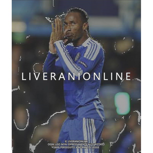 ©Sean Ryan å© IPS/å© Sean Ryan /IPS/MAXPPP - 06/12/2011 ; Chelsea, London ; UK - Didier Drogba of Chelsea.Chelsea v Valencia, .Champions League,.Group E,.Stamford Bridge, London. UK. .6/12/11,.photo: Sean Ryan / IPS Photo Agency.. mobile: 07971 400 939.Address: Thatched Cottage,Wretham,.Thetford, Norfolk IP24 1RH Office tel: 01953 499 403.. ******************* UK OUT ******************* *** Local Caption *** .