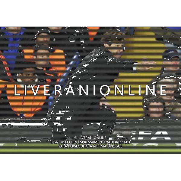 ©Sean Ryan å© IPS/å© Sean Ryan /IPS/MAXPPP - 06/12/2011 ; Chelsea, London ; UK - Chelsea manager Andre Villas-Boas..Chelsea v Valencia, .Champions League,.Group E,.Stamford Bridge, London. UK. .6/12/11,.photo: Sean Ryan / IPS Photo Agency.. mobile: 07971 400 939.Address: Thatched Cottage,Wretham,.Thetford, Norfolk IP24 1RH Office tel: 01953 499 403.. ******************* UK OUT ******************* *** Local Caption *** .