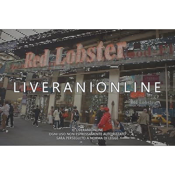 A Red Lobster restaurant in Times Square in New York is seen on Friday April 30, 2010. Darden Restaurants, which owns Red Lobster, announced that because it gets its inventory of seafood from all around the world its supply of inventory will not be affected by the oil spill in the Gulf of Mexico. ©PHOTOSHOT/ALDO LIVERANI SAS