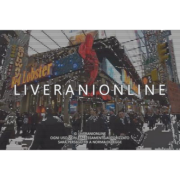 A Red Lobster restaurant in Times Square in New York is seen on Tuesday, March 17, 2009. Darden Restaurants, which owns Red Lobster as well as Olive Garden and Longhorn Steakhouse, announced that its third-quarter profit fell 15% from the year-ago period citing a poor economy is causing restaurant patrons to shun casual dining and prepare more meals at home. ©PHOTOSHOT/ALDO LIVERANI SAS