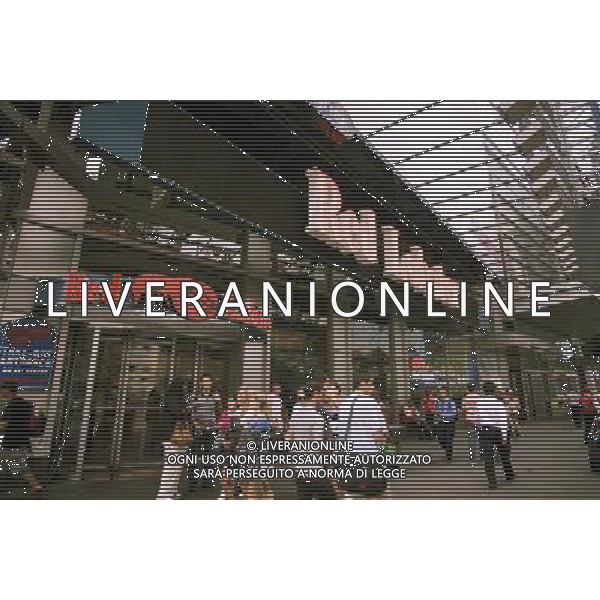 A Red Lobster restaurant in Times Square in New York is seen on Wednesday, June 23, 2010. Darden Restaurants, which owns Red Lobster, announced its quarterly profit declined 6 percent. The company, which also runs the Olive Garden, Capital Grille and other casual dining brands, cited consumer caution. ©PHOTOSHOT/ALDO LIVERANI SAS