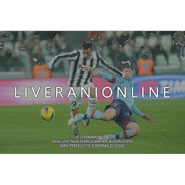 Coppa Italia TIM - Ottavi di finale Torino 8-12-2011 Juventus - Bologna nella foto: Quagliarella e Vantaggiato foto Roberto Garavaglia - ag. Aldo Liverani sas