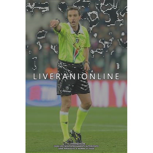 Coppa Italia TIM - Ottavi di finale Torino 8-12-2011 Juventus - Bologna nella foto: l\'arbitro Sebastiano Peruzzo di Schio (VI) foto Roberto Garavaglia - ag. Aldo Liverani sas