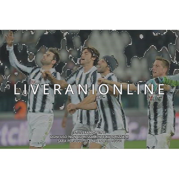 Coppa Italia TIM - Ottavi di finale Torino 8-12-2011 Juventus - Bologna nella foto: esultanza Juventus a fine gara foto Roberto Garavaglia - ag. Aldo Liverani sas