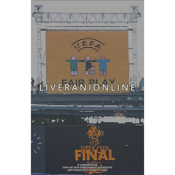 Goteborg (sve) 19-05-04 FINALE COPPA UEFA 2003/04 nella foto cartellone pubblicitario ph marco luzzani/ag aldo liverani s.a.s.