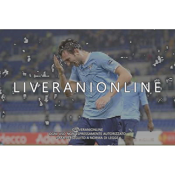 Roma - 14/12/2011 - Stadio Olimpico - Uefa Europa League 2011/2012 - Fase a gironi (Gruppo D) - Lazio vs Sporting Lisbona - nella foto: l\'esultanza di Libor Kozak å© Fabrizio Corradetti - Ag. Aldo Liverani sas
