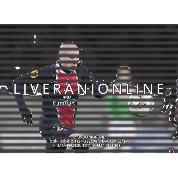 20111214 Paris Saint Germain-Athletic Club Bilbao Stade: Parc des Princes 2011 Football UEFA Europa League Phase de groupes Christophe Jallet (PSG) - EUROPA LEAGUE - ©AG ALDO LIVERANI SAS - ITALY ONLY - 