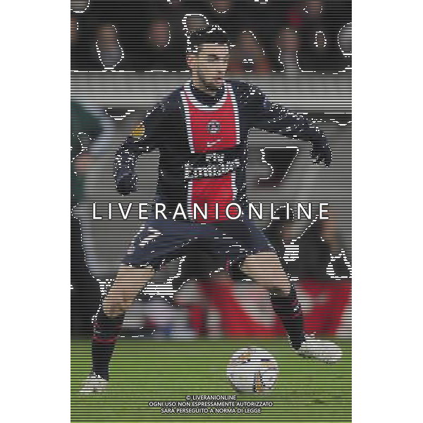 20111214 Paris Saint Germain-Athletic Club Bilbao Stade: Parc des Princes 2011 Football UEFA Europa League Phase de groupes Borja Ekiza (Bilbao) - Javier Pastore (PSG) - EUROPA LEAGUE - ©AG ALDO LIVERANI SAS - ITALY ONLY - 
