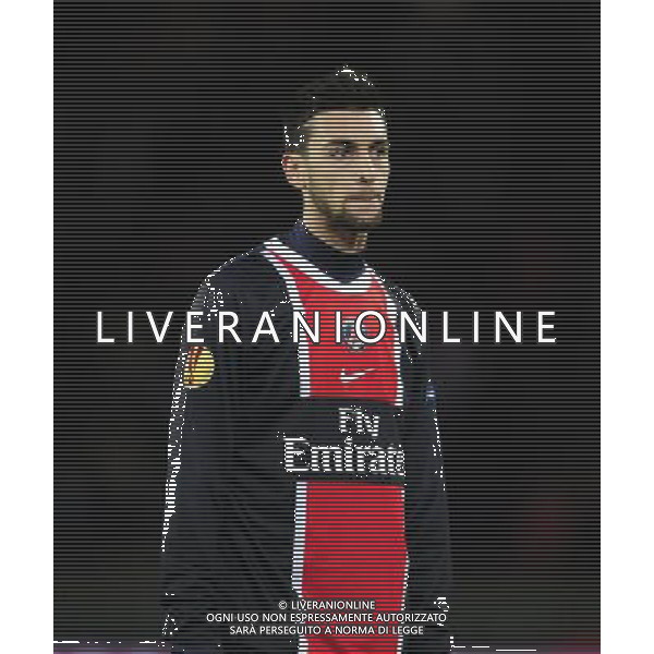 20111214 Paris Saint Germain-Athletic Club Bilbao Stade: Parc des Princes 2011 Football UEFA Europa League Phase de groupes Javier Pastore (PSG) - EUROPA LEAGUE - ©AG ALDO LIVERANI SAS - ITALY ONLY - 
