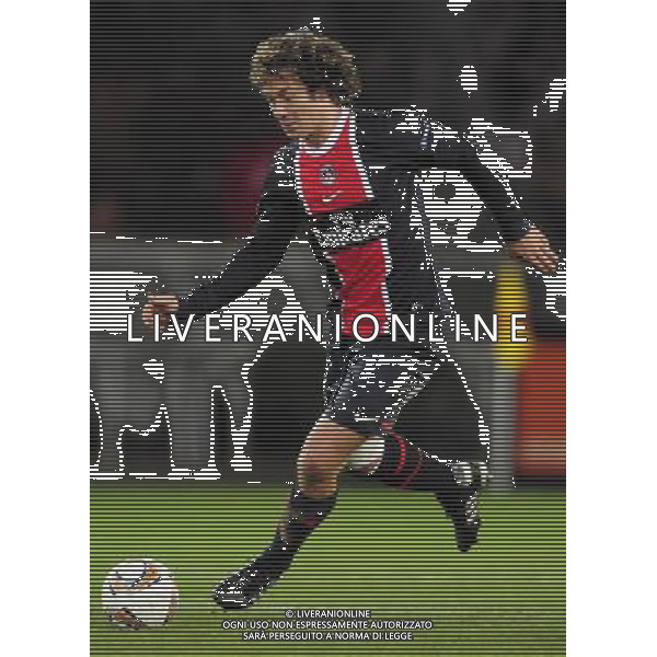 20111214 Paris Saint Germain-Athletic Club Bilbao Stade: Parc des Princes 2011 Football UEFA Europa League Phase de groupes Diego Lugano (PSG) - EUROPA LEAGUE - ©AG ALDO LIVERANI SAS - ITALY ONLY - 