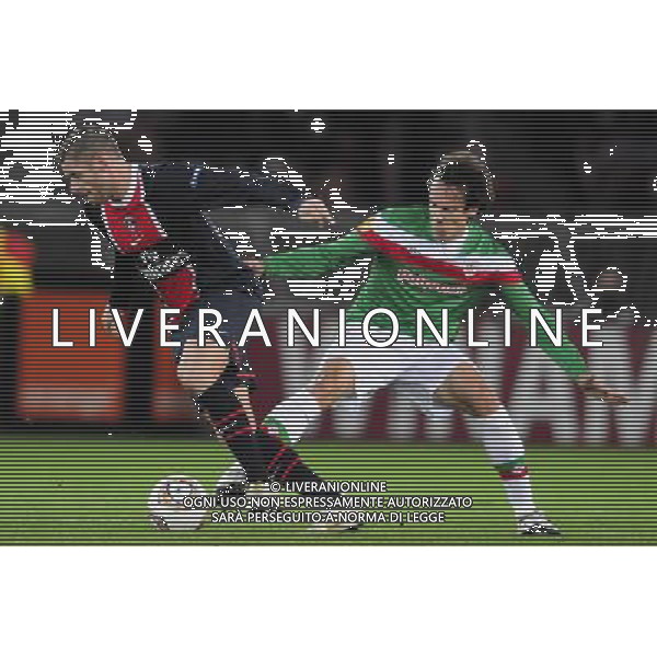 20111214 Paris Saint Germain-Athletic Club Bilbao Stade: Parc des Princes 2011 Football UEFA Europa League Phase de groupes Sylvain Armand (PSG) - David Lopez (Bilbao) - EUROPA LEAGUE - ©AG ALDO LIVERANI SAS - ITALY ONLY - 