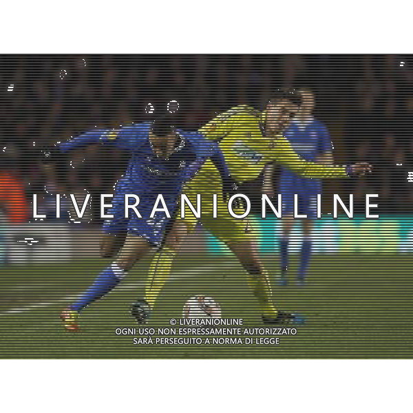 Birmingham City\'s Jonathan Spector battles with Maribor\'s Goran Cvianovic Football - Europa League Group H - Birmingham City v NK Maribor - Thur 15 Dec 2011 - St Andrews - Birmingham © CameraSport - 43 Linden Ave. Countesthorpe. Leicester. England. LE8 5PG - Tel: +44 (0) 116 277 4147 - admin@camerasport.com - www.camerasport.com ©AG ALDO LIVERANI SAS / PHOTOSHOT/- ITALY ONLY