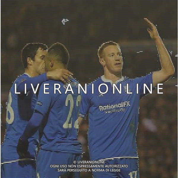 Birmingham City\'s Adam Rooney celebrates scoring the first goal Football - Europa League Group H - Birmingham City v NK Maribor - Thur 15 Dec 2011 - St Andrews - Birmingham © CameraSport - 43 Linden Ave. Countesthorpe. Leicester. England. LE8 5PG - Tel: +44 (0) 116 277 4147 - admin@camerasport.com - www.camerasport.com ©AG ALDO LIVERANI SAS / PHOTOSHOT/- ITALY ONLY