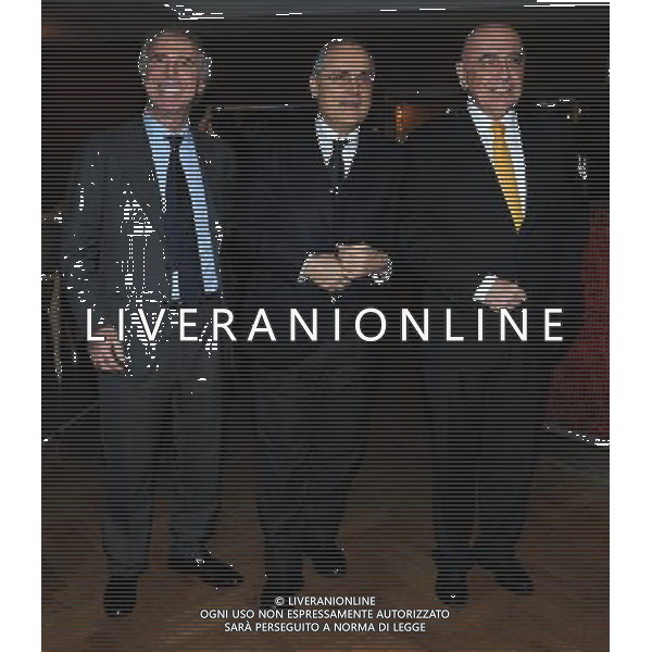 Assemblea Ordinaria Lega Calcio Serie A Desenzano del Garda (Brescia) - 19.12.2011 Nella Foto:preziosi-lotito-galliani /Ph.Vitez-Ag. Aldo Liverani