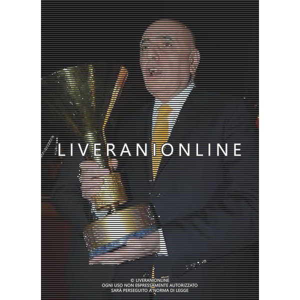 Assemblea Ordinaria Lega Calcio Serie A Desenzano del Garda (Brescia) - 19.12.2011 Nella Foto:galliani con lo scudetto /Ph.Vitez-Ag. Aldo Liverani