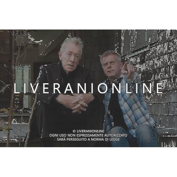 (L-r) MAX VON SYDOW and director STEPHEN DALDRY during the filming of Warner Brothers Pictures drama EXTREMELY LOUD \' INCREDIBLY CLOSE, a Warner Bros. Pictures release. ©PHOTOSHOT/AG ALDO LIVERANI SAS - ITALY ONLY -