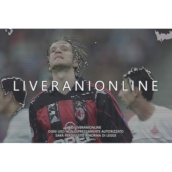 MILANO, 11-04-02 DFP/ MARCO LUSSOSO MILAN-HAPOEL TELAVIV (COPPA UEFA) NELLA FOTO: MASSIMO AMBROSINI AG ALDO LIVERANI S A S