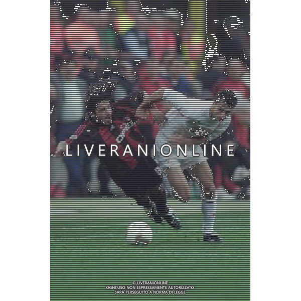MILANO, 11-04-02 DFP/ MARCO LUSSOSO MILAN-HAPOEL TELAVIV (COPPA UEFA) NELLA FOTO: GENNARO GATTUSO AG ALDO LIVERANI S A S