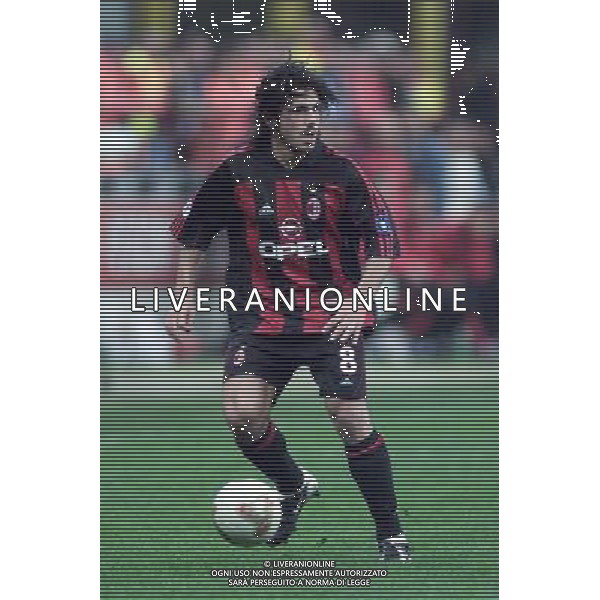 MILANO, 11-04-02 DFP/ MARCO LUSSOSO MILAN-HAPOEL TELAVIV (COPPA UEFA) NELLA FOTO: GENNARO GATTUSO AG ALDO LIVERANI S A S