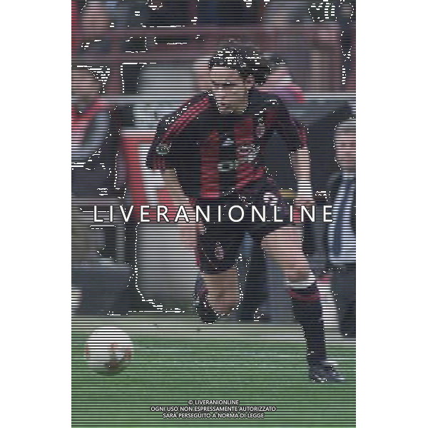 MILANO, 11-04-02 DFP/ MARCO LUSSOSO MILAN-HAPOEL TELAVIV (COPPA UEFA) NELLA FOTO: FILIPPO INZAGHI AG ALDO LIVERANI S A S